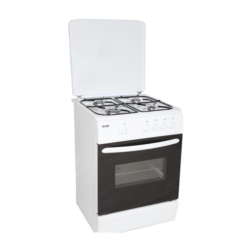 [CUIS.TG6640-B] CUISINIÈRE KLASS 60 CM _4 FEUX _BLANC