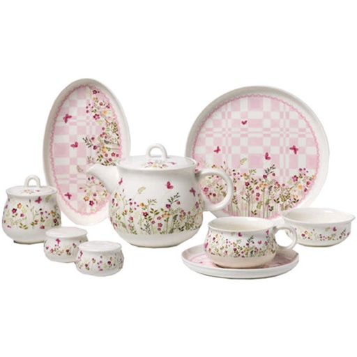 [A8732] ENSEMBLE PETIT-DÉJEUNER PORCELAINE ASIYAN COLLECTION 30 PIÈCES