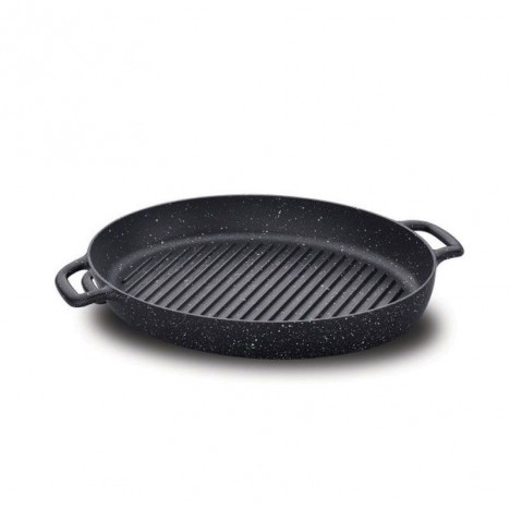 [A1374] Poêle Grill en Gusto Plus KORKMAZ 35X25 cm - Noir (A1374)