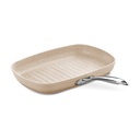 Poêle Grill KORKMAZ Granita 35X25 cm - Beige (A1269)