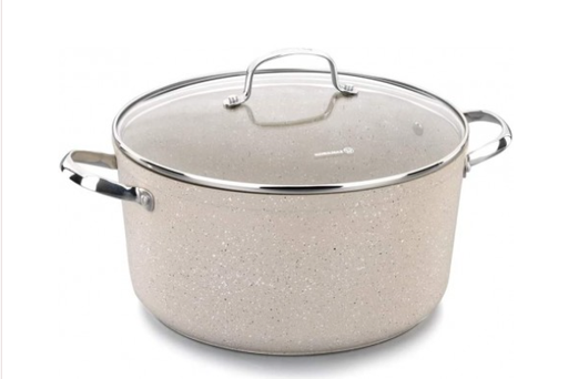 [A1261] Faitout Korkmaz Granita 24X12,5 cm - 5 Litres Beige