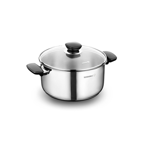 [A1685-1] Faitout KORKMAZ Kappa 20 cm - 3 Litres - Inox