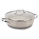 SHALLOW PAN KORKMAZ 24CM 2.5L BEIGE