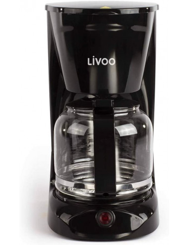[DOD166N] Cafetière Livoo DOD116N  15 Tasses-1.8L-950W NOIR