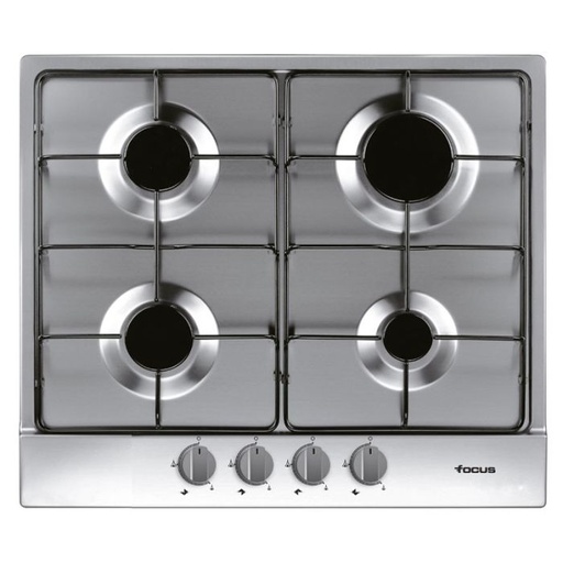 [F.401X] PLAQUE DE CUISSON FOCUS F401X 4 FEUX 60 CM - INOX