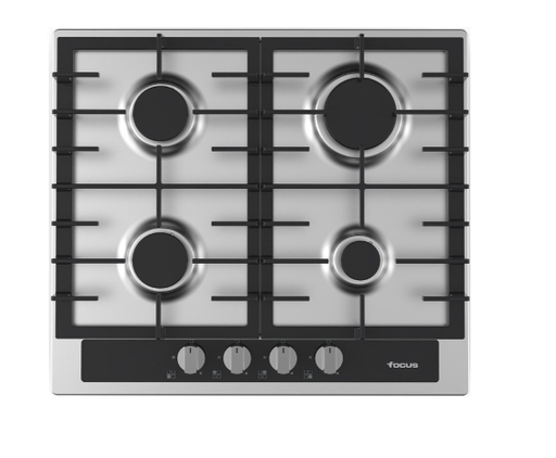 [F.402X] PLAQUE DE CUISSON FOCUS F402X 4 FEUX 60 CM - INOX