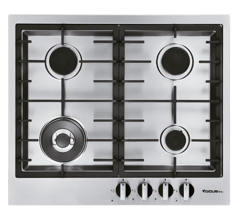 [QUADRA.60] Plaque de Cuisson FOCUS QUADRA.60 4 Feux 60 Cm Inox