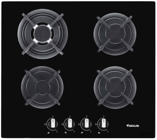 [F.415B] PLAQUE DE CUISSON FOCUS F415B 4 FEUX 60 CM - NOIR