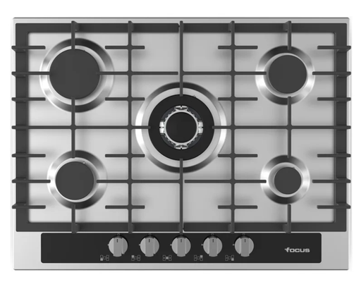 [F.403X] PLAQUE DE CUISSON FOCUS F403X 5 FEUX 70 CM - INOX