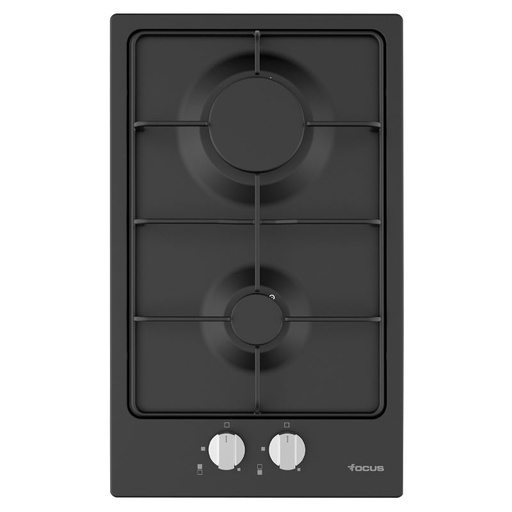 [F.813B] Plaque de Cuisson FOCUS 2 Feux à Gaz - Noir (F.813B)