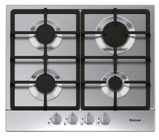 [F.4008XS] PLAQUE DE CUISSON FOCUS 4 FEUX 60CM INOX ( F.4008XS)