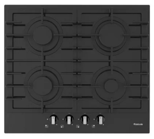 [F.4005BS] PLAQUE DE CUISSON FOCUS 4 FEUX 60 CM VITRO NOIR (F.4005BS)