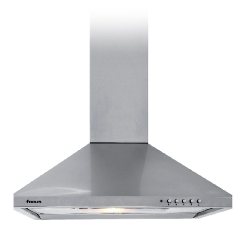 [F.605X] HOTTE PYRAMIDALE FOCUS F605X 60CM - INOX