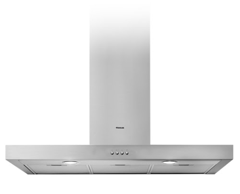 [F.918X] HOTTE ASPIRANTE CHEMINÉE FOCUS F.918X / 90 CM / INOX + VITRO