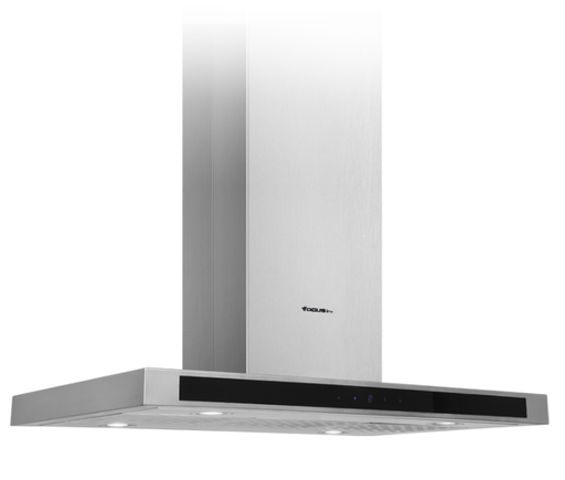 [QUADRA.9000] FOCUS HOTTE CENTRALE QUADRA9000 90 CM INOX