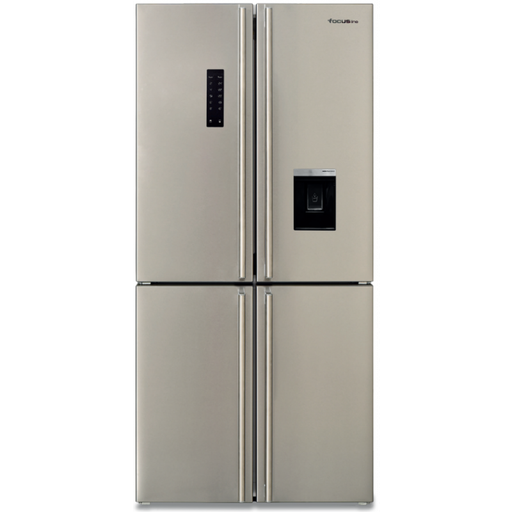 [SMART.6300] RÉFRIGÉRATEUR SIDE BY SIDE FOCUS 84 CM AVEC AFFICHEUR  4 PORTES  INOX