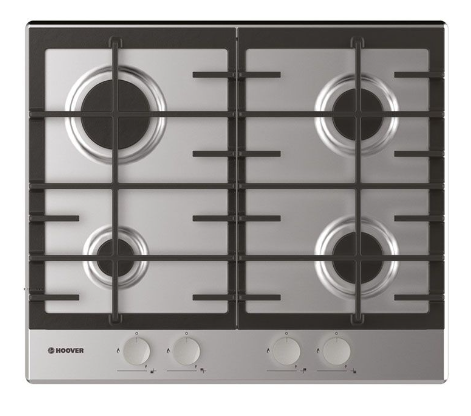 [HHG6BRMX] Plaque de Cuisson Encastrable HOOVER 4 Feux 60 cm - Inox (HHG6BRMX)