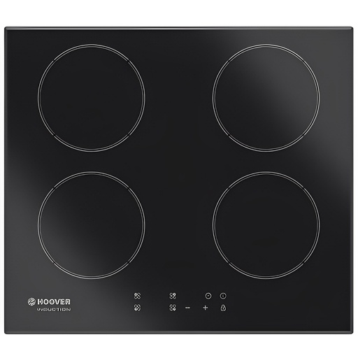 [HPI430BLA/1] Plaque de Cuisson HOOVER 4 Feux 60 cm - Noir (HPI430BLA)