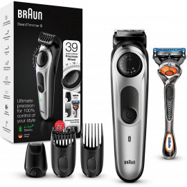 [BT5265] TONDEUSE À CHEVEUX ET BARBE BRAUN SILVER