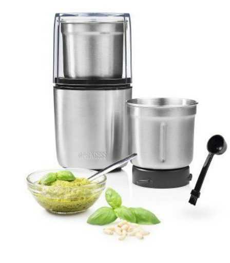 [221040] MINI HACHOIR MULTIFONCTION PRINCESS 221040 200W - INOX