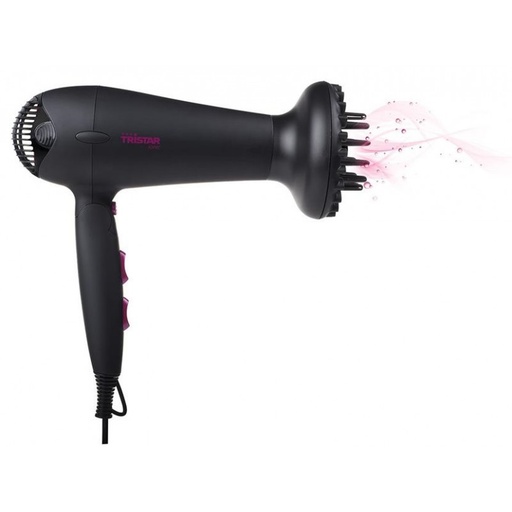 [HD-2358] SÈCHE CHEVEUX TRISTAR POIGNÉE PLIABLE 2000W NOIR