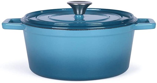 [MEP128B] Cocotte ronde LIVOO 4L bleu (MEP128B)