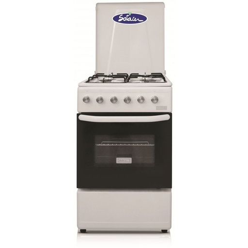 [TGG1005W] CUISINIÈRE À GAZ SOTACER TGG1005W 50CM 4 FEUX - BLANC