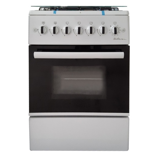 [F6B40G2W ] CUISINIÈRE À GAZ SOTACER F6B40G2W 60CM / BLANC