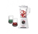 BLENDER MOULINEX FORCE + 2 ACCESSOIRES (BROYEURS + RAPE)  600 W  BLANC