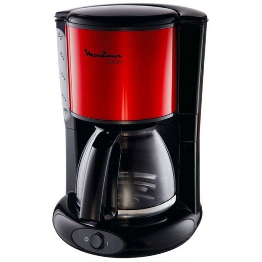 [FG360D10] CAFETIÈRE MOULINEX SUBITO 15 TASSES - ROUGE&NOIR (FG360D10)