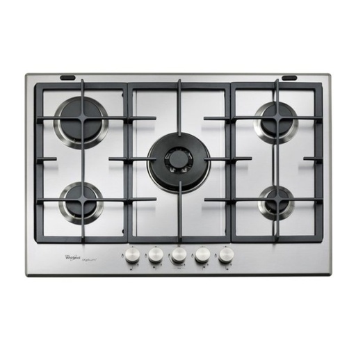 [GMAL7522IXL] PLAQUE DE CUISSON WHIRLPOOL GMA7522IXL 5 FEUX - INOX IXELIUM