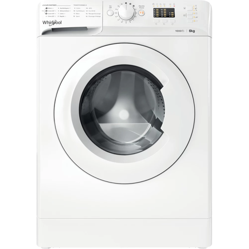 [WMTA6101NA] MACHINE À LAVER WHIRLPOOL HUBLOT POSABLE WMTA 6101 NA / 6 KG / BLANC