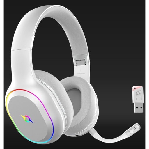 [CASQUE LYRA WHITE] Casque Micro GAMER AQIRYS LYRA RGB