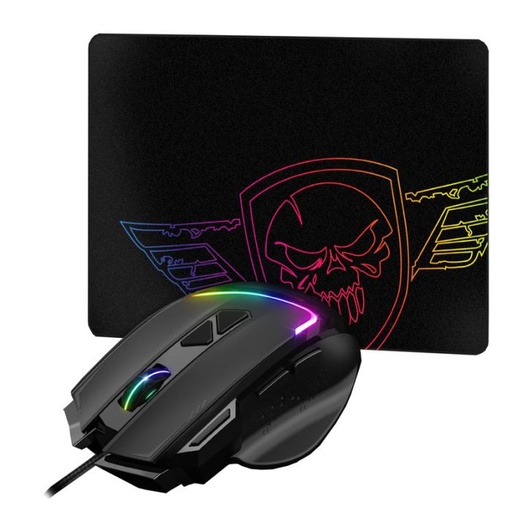 [S-PM3RGB] PACK SOURIS ET TAPIS GAMING SPIRIT OF GAMER PRO-M3 RGB