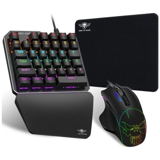 [SOG-XG700] PACK XPERT-G700 CLAVIER MECANIQUE SINGLE HAND +SOURIS  
+TAPIS 