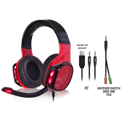 [MIC-EH60] MICRO CASQUE GAMER SPIRIT OF GAMER ELITE H60 - ROUGE