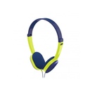 CASQUE STÉRÉO SUPRA-AURICULAIRE HAMA KIDS - BLEU/JAUNE - 177013