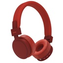 CASQUE SANS FIL HAMA PLIABLE '' FREEDOM LIT'' AVEC MICRO 184087- ROUGE