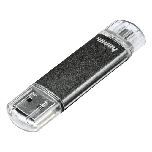 [123924] Clé USB HAMA "Laeta Twin", USB 2.0, 16 Go - 123924