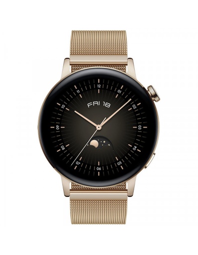 [MILO-B19T] MONTRE CONNECTÉE HUAWEI WATCH GT3 42MM - MILO-B19T - Milanais Gold