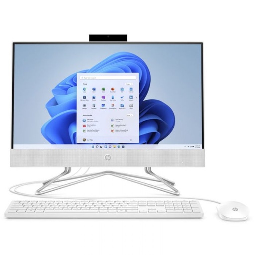 [6E1J3EA] PC DE BUREAU ALL IN ONE HP 22-DD2002NK I3 12È GÉN 4GO 256GO SSD – BLANC