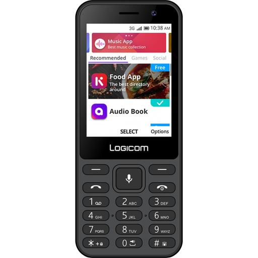 [KAY283] TÉLÉPHONE PORTABLE LOGICOM  KAY 283 NOIR