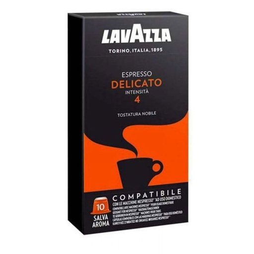 [LAV-NES-DELICATO] PAQUET DE 10 CAPSULES LAVAZZA NESPRESSO AROME DELICATO