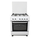 CUISINIÈRE À GAZ PROCOOK TG6640BL 60 CM - BLANC