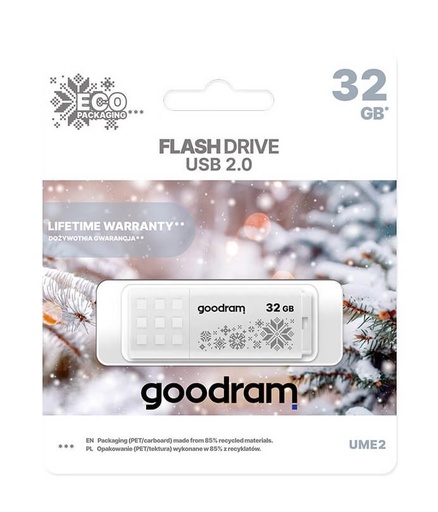 [UME2-0320W0R11] CLE USB GOODRAM UME2 32Go 2.0 -White Winter