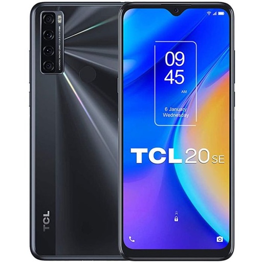 [TCL20SE-4GB-64GB-BLACK] SMARTPHONE TCL 20 SE / DS /4G / 4-64 GB  NOIR