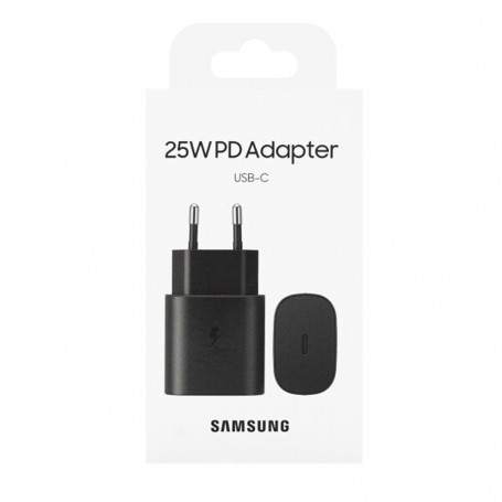 [SAM-ADAPTER] Adaptateur Secteur USB Type-C Samsung 25W Noir - Retail Box (Origine)