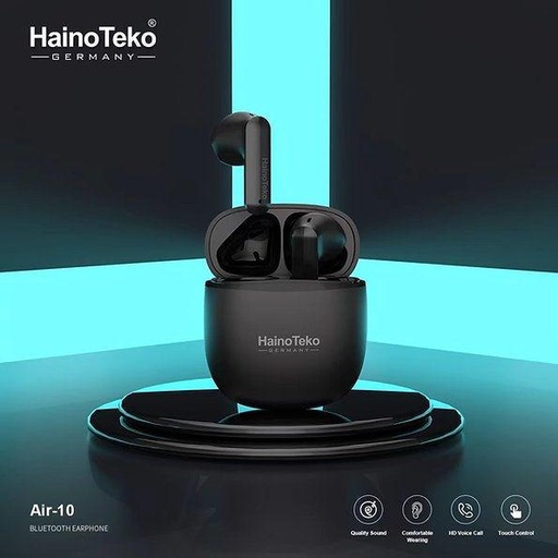 [HAINO-TEKO-AIR-10] Haino Teko Air-10 Bass Music Super Clear Mic - Noir