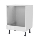 MEUBLE BAS FOUR & PLAQUE ENCASTRABLE 60 CMCOULEUR BLANC