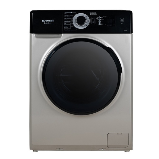 [BAM84SBL] LAVE LINGE FRONTALE BRANDT BAM84SBL 8KG / SILVER / ÉDITION NOIR